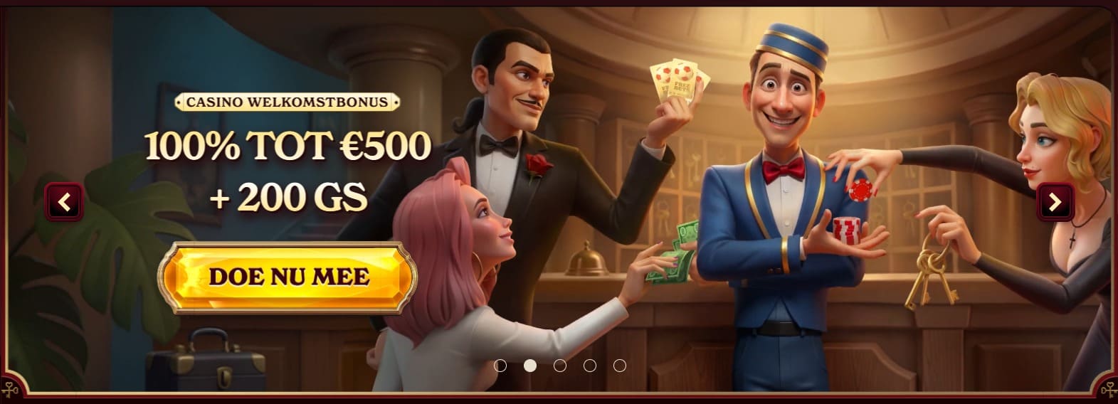 Casoola Casino welkomstpakket voor nieuwe Nederlandse spelers — €500 bonus en 200 freespins